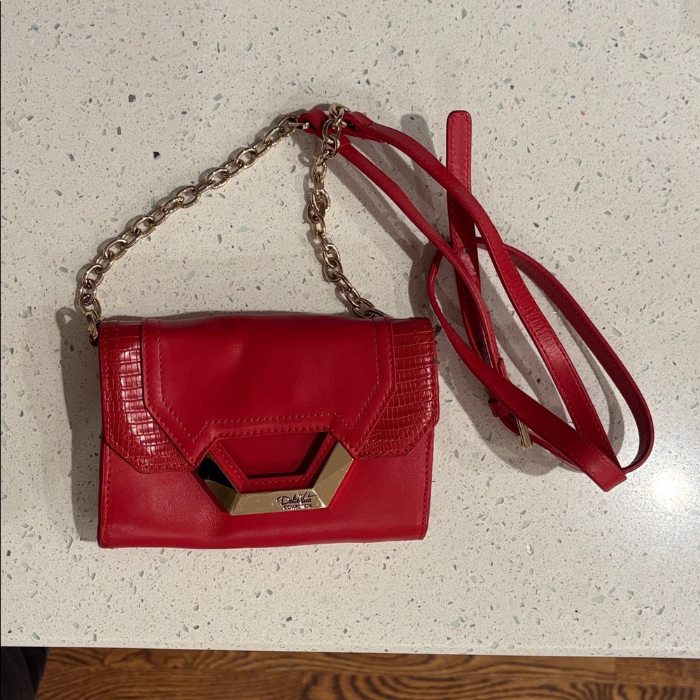 Dolce Vita Mini Purse with Gold Chain Strap